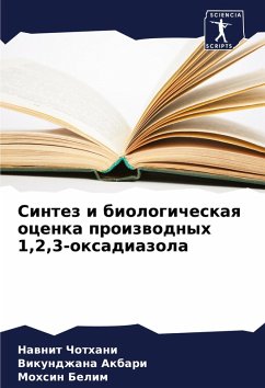 Sintez i biologicheskaq ocenka proizwodnyh 1,2,3-oxadiazola - Chothani, Nawnit;Akbari, Vikundzhana;Belim, Mohsin