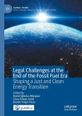 Legal Challenges at the End of the Fossil Fuel Era (eBook, PDF)