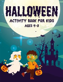 Cover Halloween Activity Book for Kids