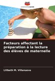 Facteurs affectant la préparation à la lecture des élèves de maternelle Facteurs affectant la préparation à la lecture des élèves de maternelle