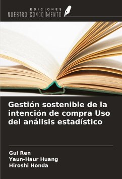 Cover Gestión sostenible de la intención de compra Uso del análisis estadístico