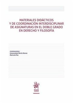 Cover Materiales didácticos y de coordinación interdisciplinar de asignaturas en el doble grado en Derecho y Filosofía