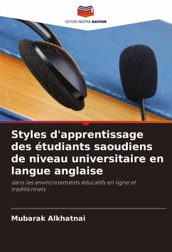 Styles d'apprentissage des étudiants saoudiens de niveau universitaire en langue anglaise - Alkhatnai, Mubarak