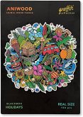 BestSaller J7405M - Aniwood Puzzle, Graffiti Collection, Holidays, Holz-Puzzle, 150 Teile, Mandala BestSaller J7405M - Aniwood Puzzle, Graffiti Collection, Holidays, Holz-Puzzle, 150 Teile, Mandala