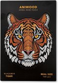 BestSaller J7402M - Aniwood Animal Wood Puzzle, Tiger M, Holz-Puzzle, 150 Teile BestSaller J7402M - Aniwood Animal Wood Puzzle, Tiger M, Holz-Puzzle, 150 Teile