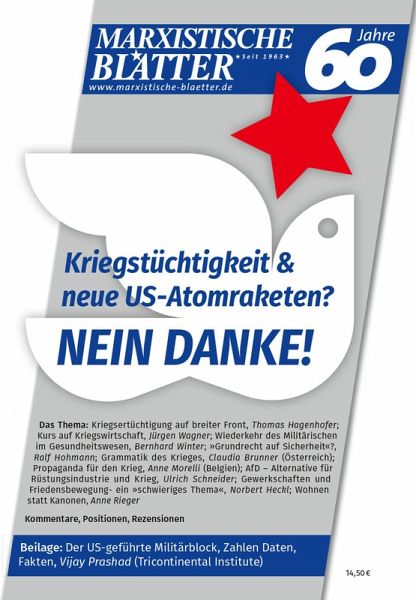 Kriegstüchtigkeit & neue US-Atomraketen? NEIN DANKE! (eBook, PDF) Kriegstüchtigkeit & neue US-Atomraketen? NEIN DANKE! (eBook, PDF)