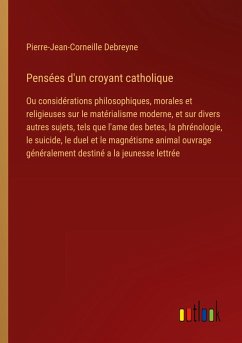 Cover Pensées d'un croyant catholique