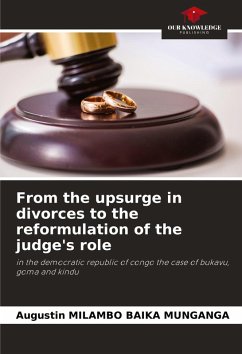From the upsurge in divorces to the reformulation of the judge's role - MILAMBO BAIKA MUNGANGA, Augustin