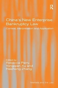 China's New Enterprise Bankruptcy Law - Xu, Yongqian; Zhang, Haizheng