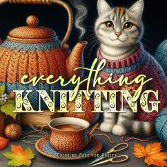 Cover All Knitting Coloring Book for Adults