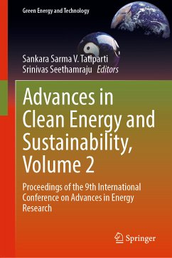 Advances in Clean Energy and Sustainability, Volume 2 (eBook, PDF)