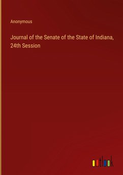 Cover Journal of the Senate of the State of Indiana, 24th Session