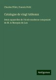 Catalogue de vingt tableaux