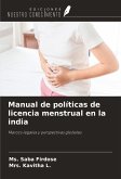 Manual de políticas de licencia menstrual en la india