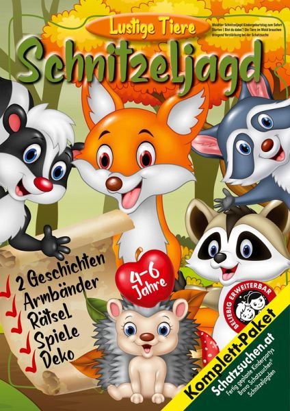 Waldtier Schnitzeljagd Kindergeburtstag zum Sofort Starten Waldtier Schnitzeljagd Kindergeburtstag zum Sofort Starten