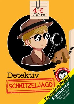 Cover Schatzsuche Detektiv Kindergeburtstag 4-6 Jahre