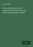 Philo und die Halacha: Eine vergleichende Studie unter steter Berücksichtigung des Josephus