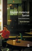 English Historical Syntax English Historical Syntax