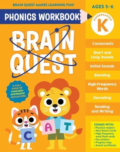 Cover Brain Quest Phonics Workbook: Kindergarten