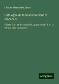 Catalogue de tableaux anciens et modernes