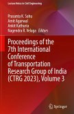 Proceedings of the 7th International Conference of Transportation Research Group of India (CTRG 2023), Volume 3