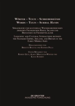 Cover Wörter - Texte - Schreiberhände / Words - Texts - Scribal Hands
