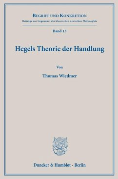 Cover Hegels Theorie der Handlung