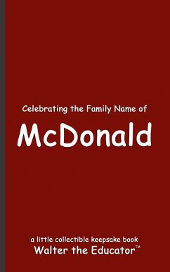 Cover Celebrating the Family Name of McDonald