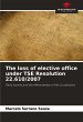 The loss of elective office under TSE... - Bild 1