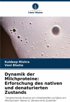 Cover Dynamik der Milchproteine: Erforschung des nativen und denaturierten Zustands