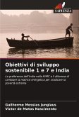 Obiettivi di sviluppo sostenibile 1 e 7 e India Obiettivi di sviluppo sostenibile 1 e 7 e India