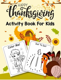 Cover Thanksgiving Activity Book for Kids