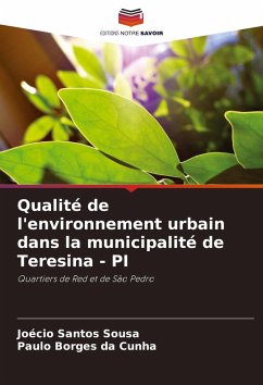 Cover Qualité de l'environnement urbain dans la municipalité de Teresina - PI