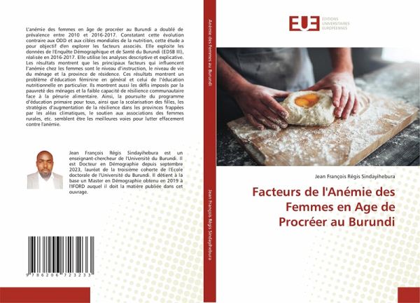 Facteurs de l'Anémie des Femmes en Age de Procréer au Burundi Facteurs de l'Anémie des Femmes en Age de Procréer au Burundi