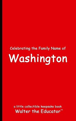 Cover Celebrating the Family Name of Washington