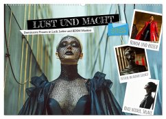 Lust und Macht - Dominante Frauen in Lack, Leder und BDSM-Masken (Wandkalender 2025 DIN A2 quer), CALVENDO Monatskalender