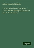 Von den Sevennen bis zur Newa, 1740-1805: ein Beitrag zur Geschichte des 18. Jahrhunderts