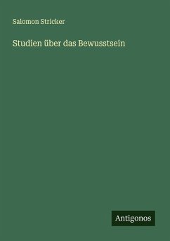 Studien über das Bewusstsein - Stricker, Salomon