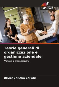 Cover Teorie generali di organizzazione e gestione aziendale
