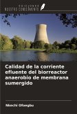 Calidad de la corriente efluente del biorreactor anaerobio de membrana sumergido