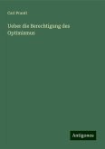 Ueber die Berechtigung des Optimismus Ueber die Berechtigung des Optimismus