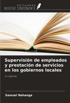 Cover Supervisión de empleados y prestación de servicios en los gobiernos locales