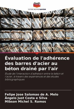 Cover Évaluation de l'adhérence des barres d'acier au béton drainé par l'air