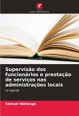 Supervisão dos funcionários e prestação de serviços nas administrações locais