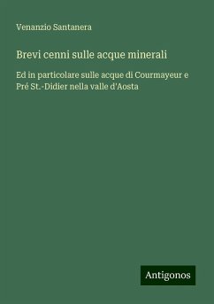 Brevi cenni sulle acque minerali - Santanera, Venanzio