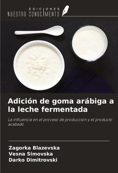 Cover Adición de goma arábiga a la leche fermentada