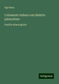 L'elemento tedesco nel dialetto piemontese