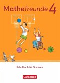 Mathefreunde 4. Schuljahr - Ausgabe Sachsen 2022 - Schulbuch mit Kartonbeilagen und 