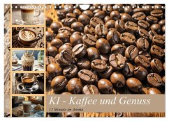 KI - Kaffee und Genuss 12 Monate im Aroma (Wandkalender 2025 DIN A4 quer), CALVENDO Monatskalender - Calvendo;Schimmack, Claudia