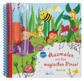 Ausmalen mit dem magischen Pinsel. Natur Ausmalen mit dem magischen Pinsel. Natur